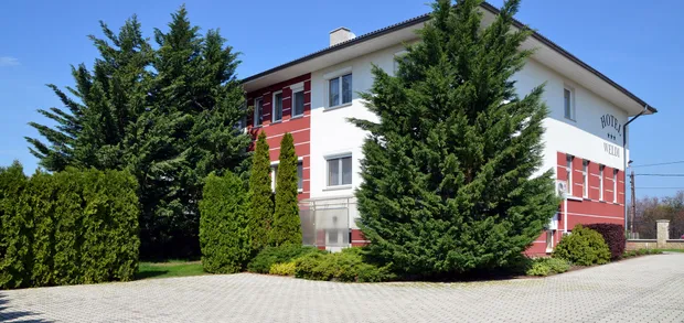 A szálloda épülete
